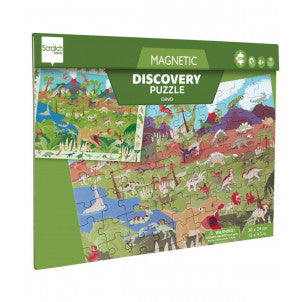 Puzzle magnetico discovery dino scratch 1