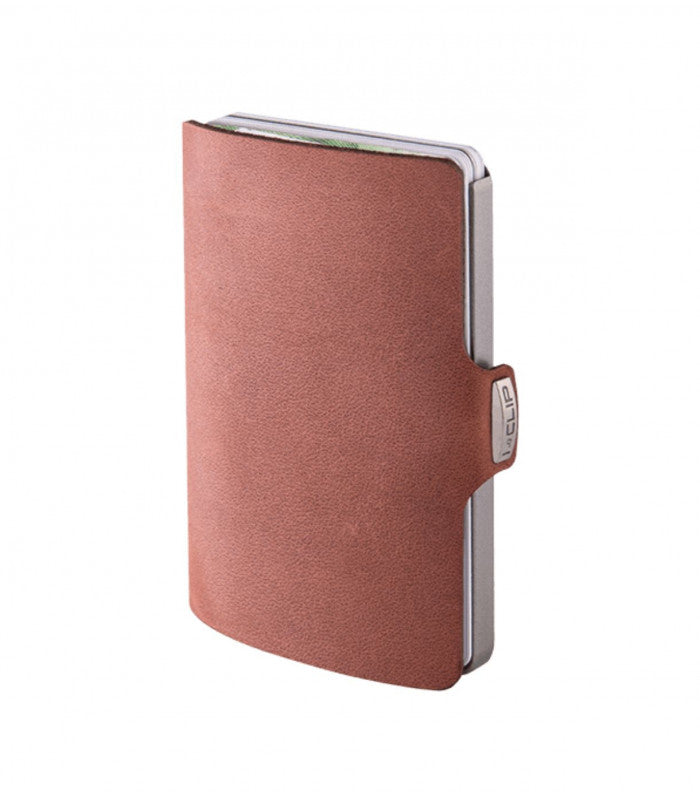 Tarjetero i-clip original silver soft touch oak 1