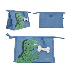 Neceser azul dino world 1