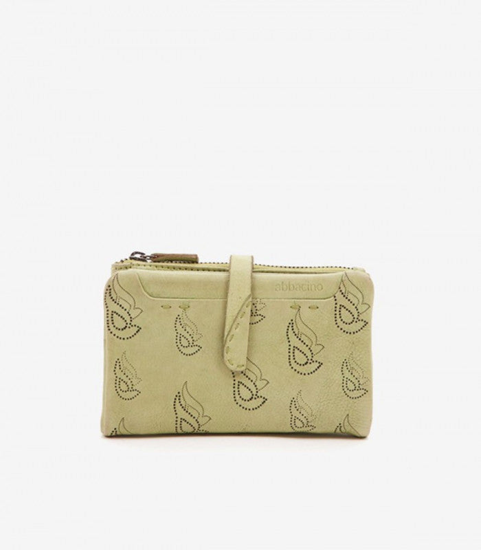 Cartera abbacino rose green 2