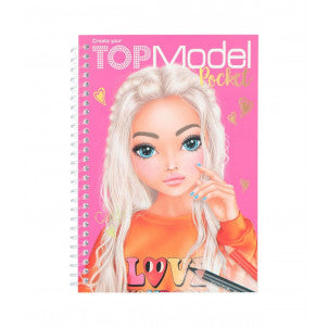 Cuaderno colorear top model 2