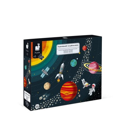Puzzle educativo el sistema solar. 1