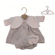 Ropita para muñecas jacquard rosa v-42 llorens 1
