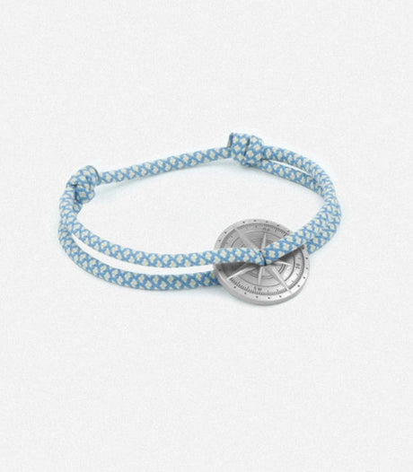 Pulsera azul cielo blanco rosa de los vientos 1