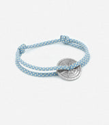 Pulsera azul cielo blanco rosa de los vientos 1