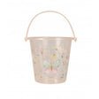 Cubo de playa 19cm flores & mariposas little dutch 1
