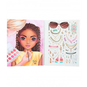 Make-up colouring book top model 2