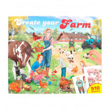 Cuaderno de pegatinas create your farm depesche 2