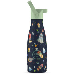 Botella 260ml kids space rockets cool bottles 1