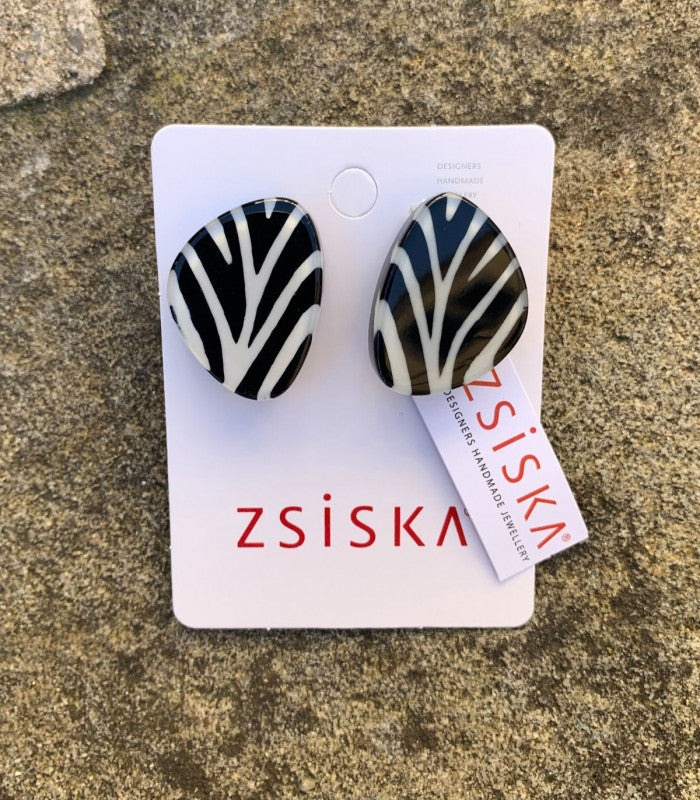 Pendiente zsiska nali blackwhite 1