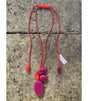 Collar zsiska fleur rojo 1