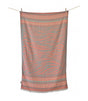 Toalla de playa milos coral & euc & beige aelia anna 1