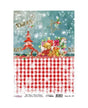 Papel arroz Cadence A3 REGALOS Y CUADRICULA ROJA 1