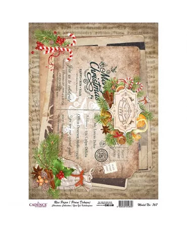 Papel arroz Cadence A3 TARJETA POSTAL 1