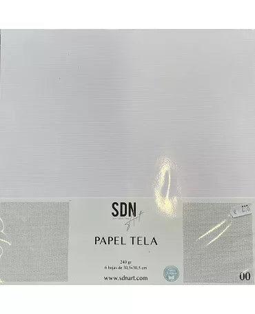 Cartulina Tela 30x30 pack 6 ud 1
