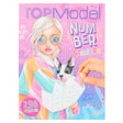 Libro de pegatinas por numeros fantasy top model 1