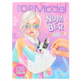 Libro de pegatinas por numeros fantasy top model 1