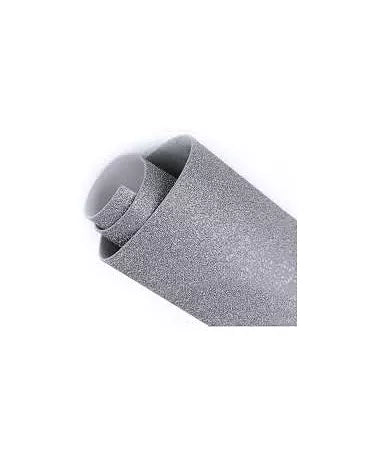 FOAM-GOMA EVA 40X60 GLITTER Plata 1