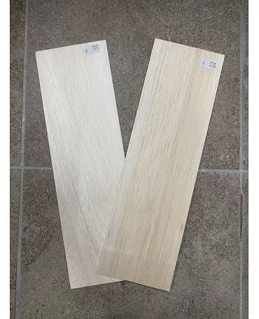 Madera Balsa 1,5 mm grosor 10x30.5cm 1
