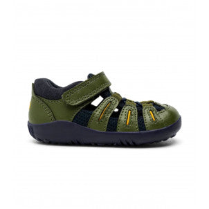 Sandalia summit forest+navy step up bobux 1