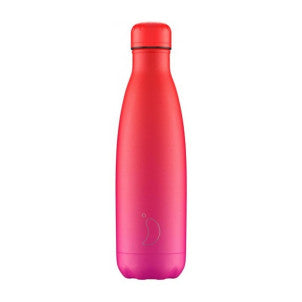 Botella gradient hot pink 500ml chilly's 1
