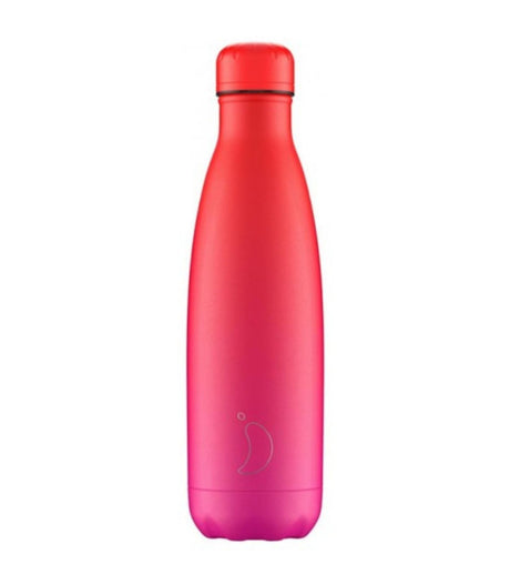 Botella gradient hot pink 500ml chilly's 1