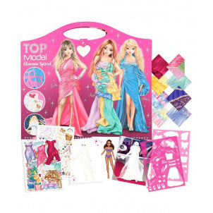 Cuaderno para colorear glamour special top model 1
