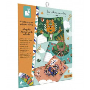 6 tarjetas pop-up de animales para crear janod 1