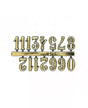 RELOJ NUMEROS ARABES COLOR ORO 11 mm 1