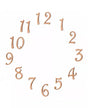 NÚMEROS RELOJ ARABES Siluetas DM 1