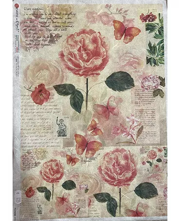 PAPEL ARROZ paperdesigns FLOWERS 0086 1