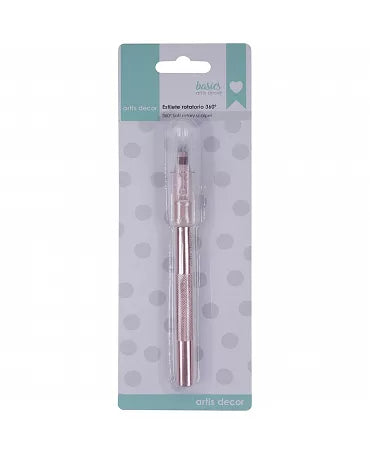 CUTER ARTIS DECOR ESTILETE ROTATORIO 360º AGARRE SUAVE COLOR ROSA BEBE 1