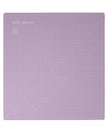 BASE CORTE ARTIS DECOR 32X33,5CM. (SCRAP MAT PLUS) MINT/ROSA 2