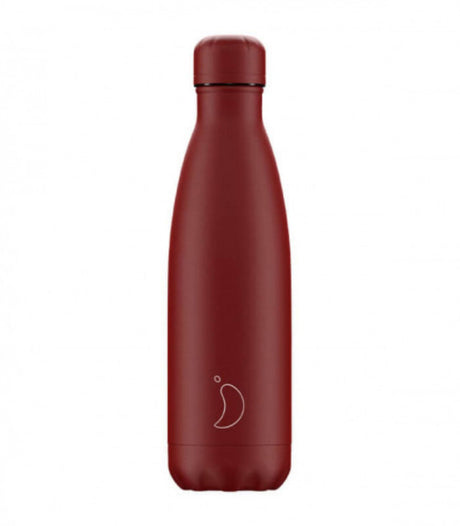 Botella mate roja total 500ml chilly's 1
