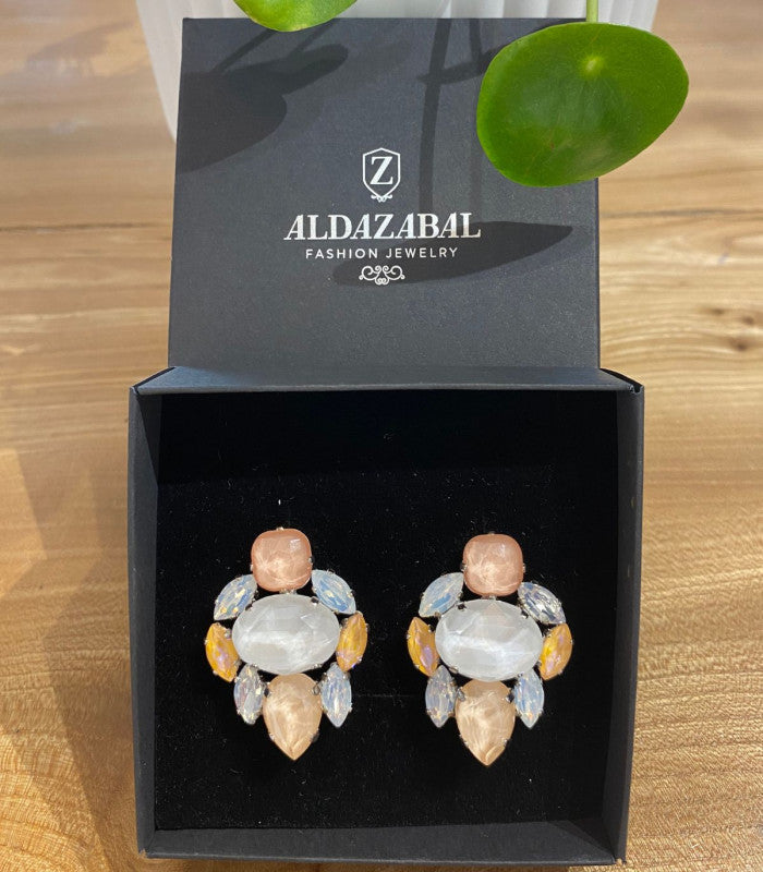 Pendiente swarovski p-414 blancos aldazabal 1