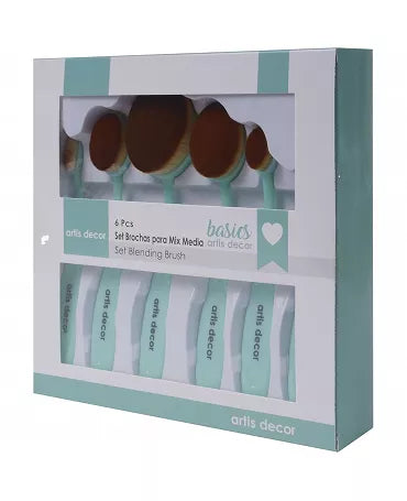 Pincel aplicador Mix Media Artis Decor set 6 ud 1