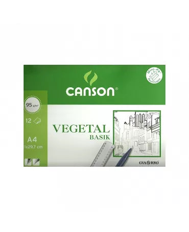 Papel vegetal Canson Pack 12h 1