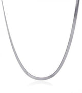 Collar snake plateado 4mm anartxy 1