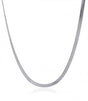 Collar snake plateado 4mm anartxy 1