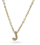 Collar stones dorado inicial letra j anartxy 1