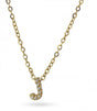 Collar stones dorado inicial letra j anartxy 1