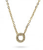 Collar stones dorado inicial letra o anartxy 1