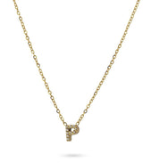 Collar stones dorado inicial letra p anartxy 2