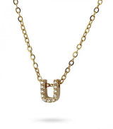 Collar stones dorado inicial letra u anartxy 1
