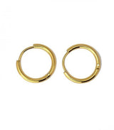 Pendiente aro dorado 14mm anartxy 2
