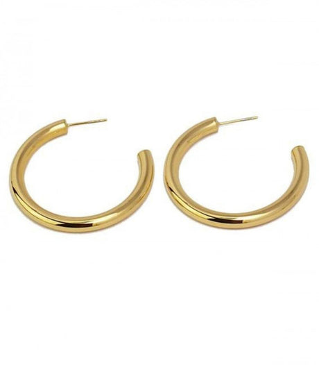 Pendiente aro marciala dorado anartxy 2