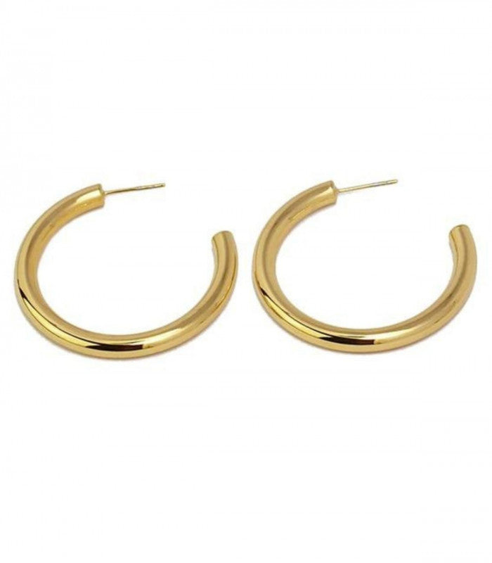 Pendiente aro marciala dorado anartxy 2