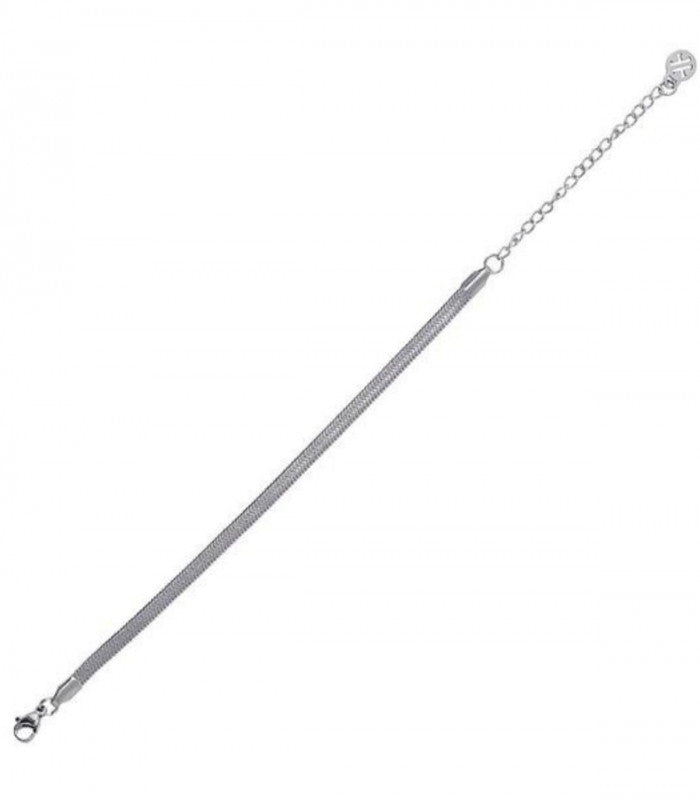 Pulsera snake plateado 4mm anartxy 2