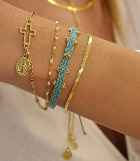 Pulsera iverna dorado anartxy 2