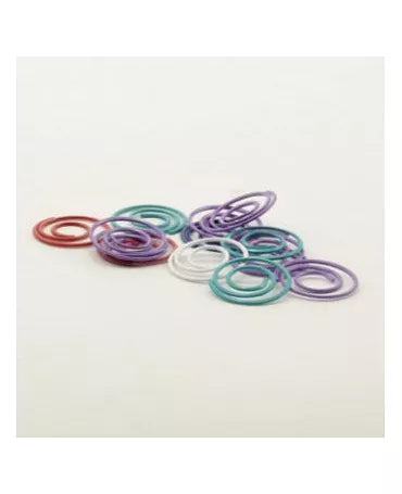 Clips 10 ud Espirales colores pastel variados 1
